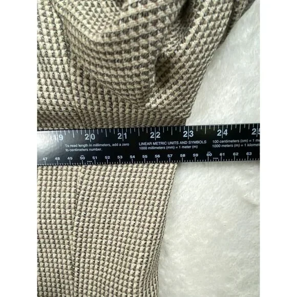 Bachrach‎ Wool and Silk Men's Houndstooth Pattern Blazer Sport Coat Size 40S - Picture 4 of 13